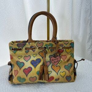 Dooney & Bourke Colorful Heart Satchel
